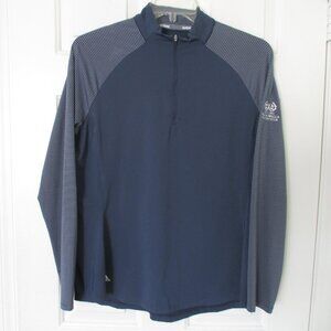 adidas Womens L/S "Walla Walla C.C." (WA) Blue 1/4 Zip Golf Sweater NWOT - XL